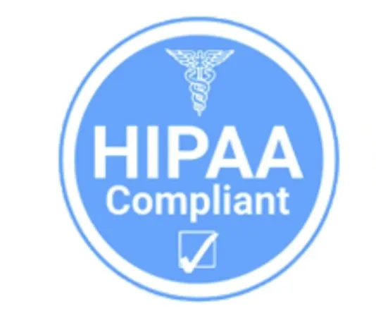 HIPAA certification badge